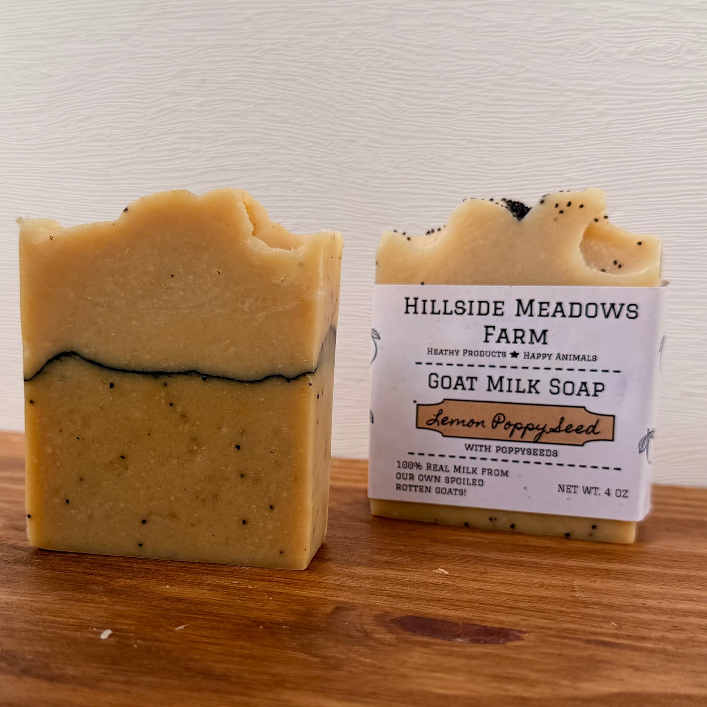 Lemon Poppyseed Goat Milk Soap