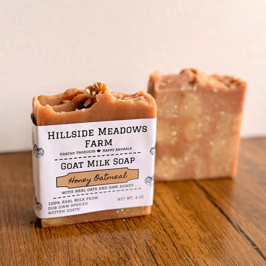 Honey Oatmeal Goat Milk Soap