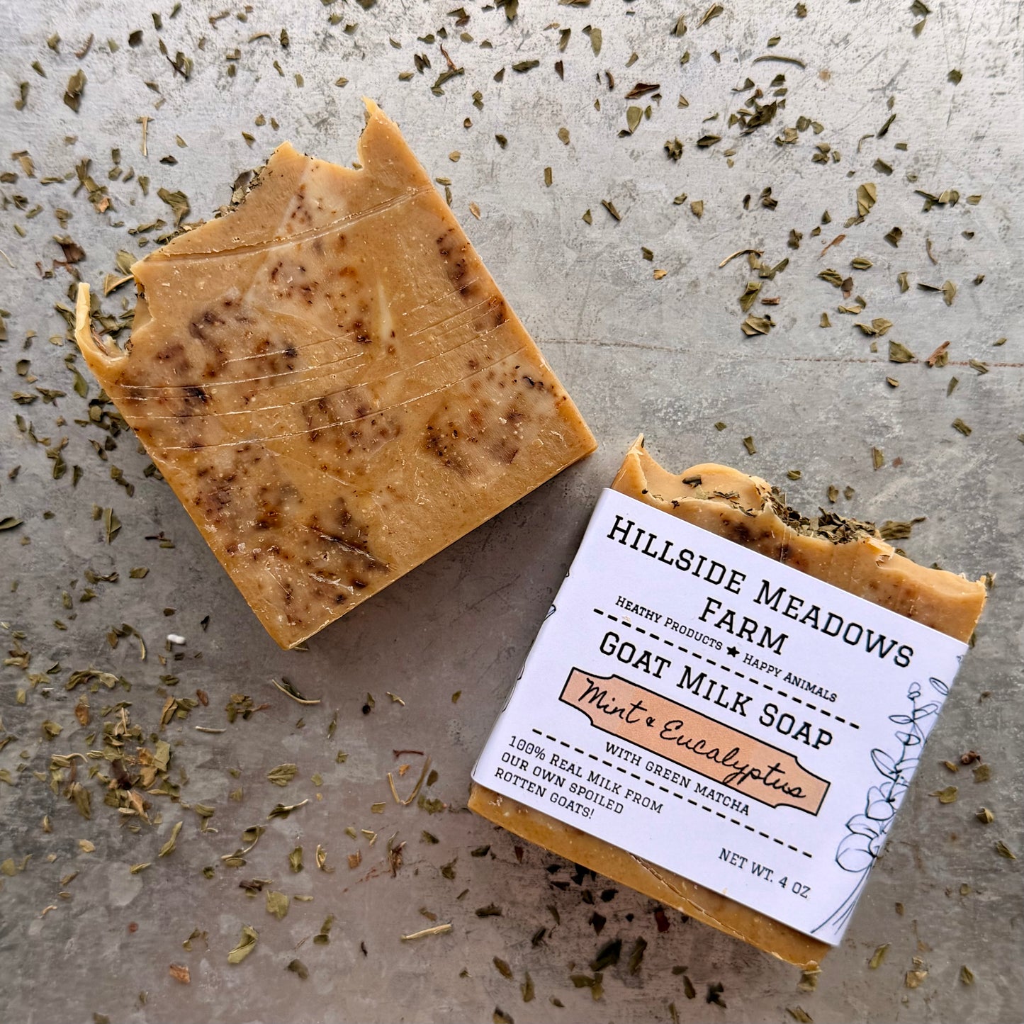 Mint and Eucalyptus Goat Milk Soap