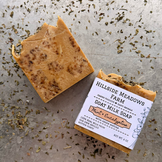 Mint and Eucalyptus Goat Milk Soap