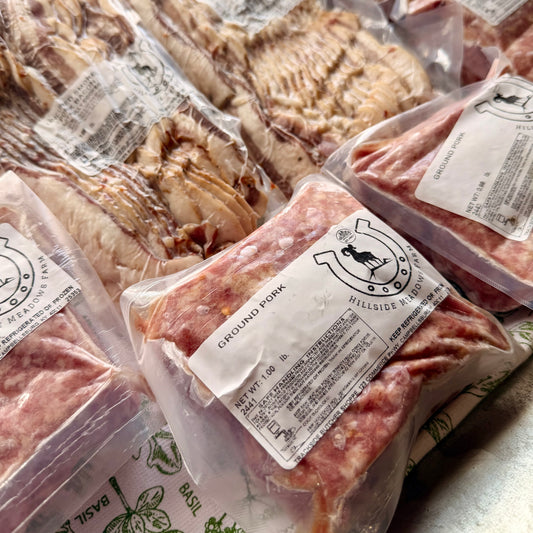 Nitrate Free Bacon with Plain Ground Pork