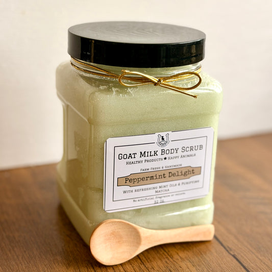 Peppermint Delight Giat Milk Body Scrub