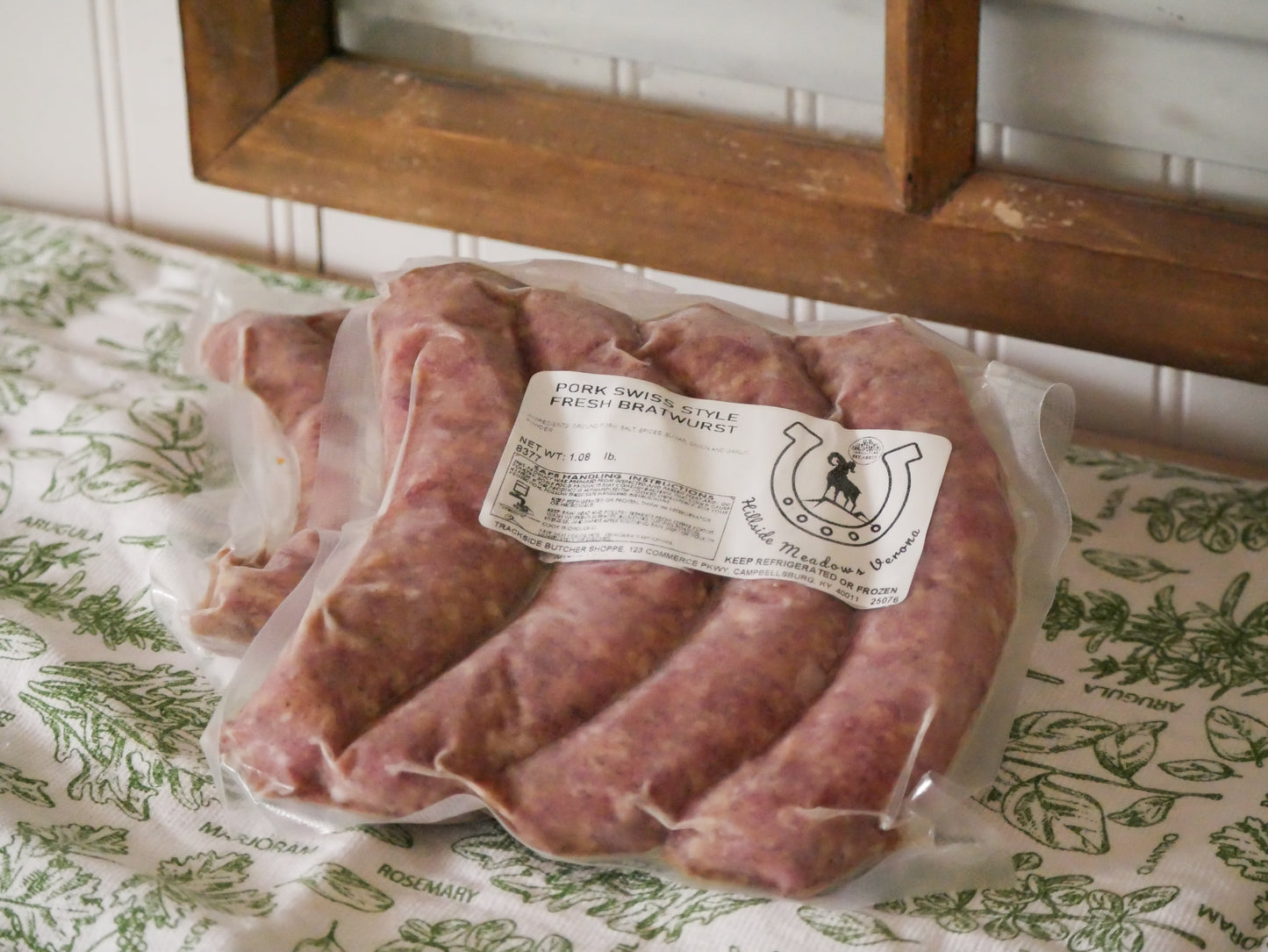 Pork Swiss Style Fresh Bratwurst