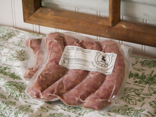 Pork Swiss Style Fresh Bratwurst