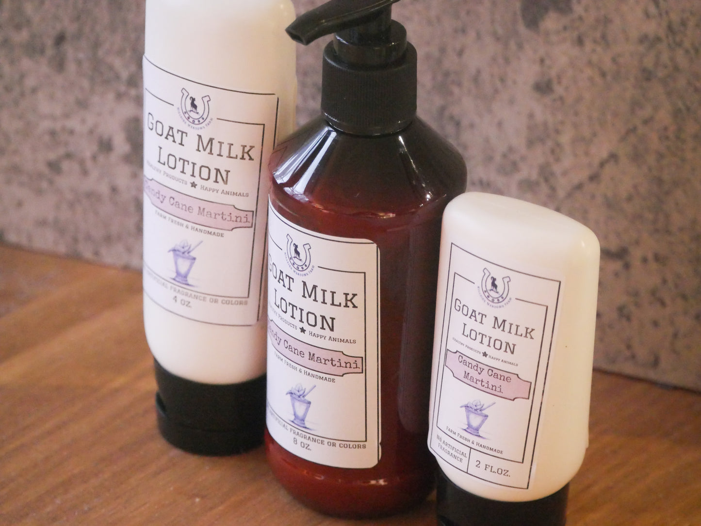 Candy Cane Martini Goat Milk Lotion