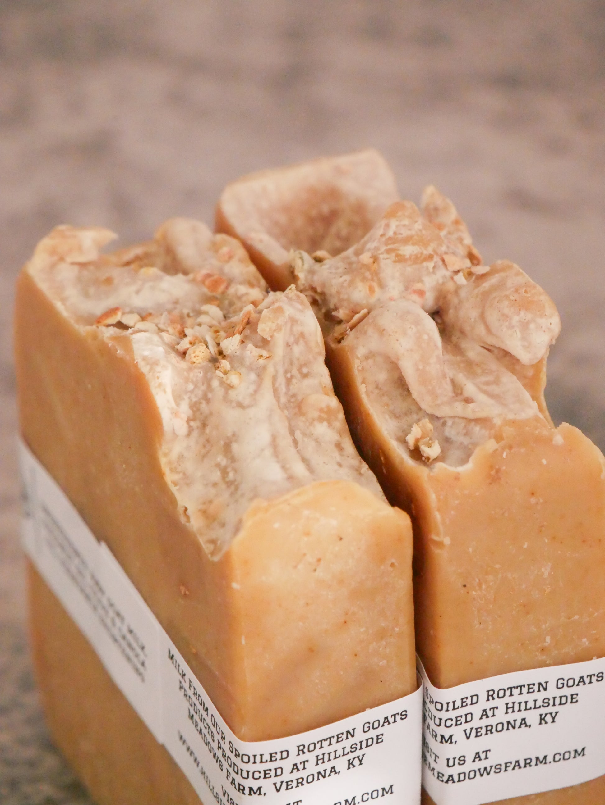 Unscented with Orange Peel Goat Milk Soap image 1