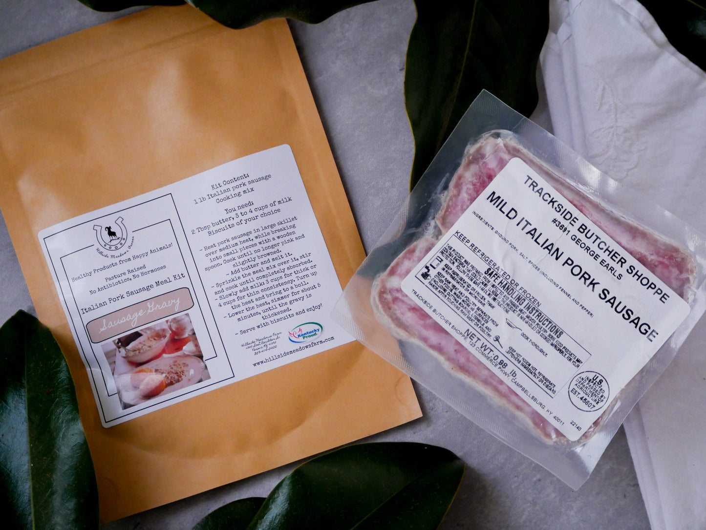 Sausage Gravy Kit: Mild Pork Sausage with Cooking Mix image 1