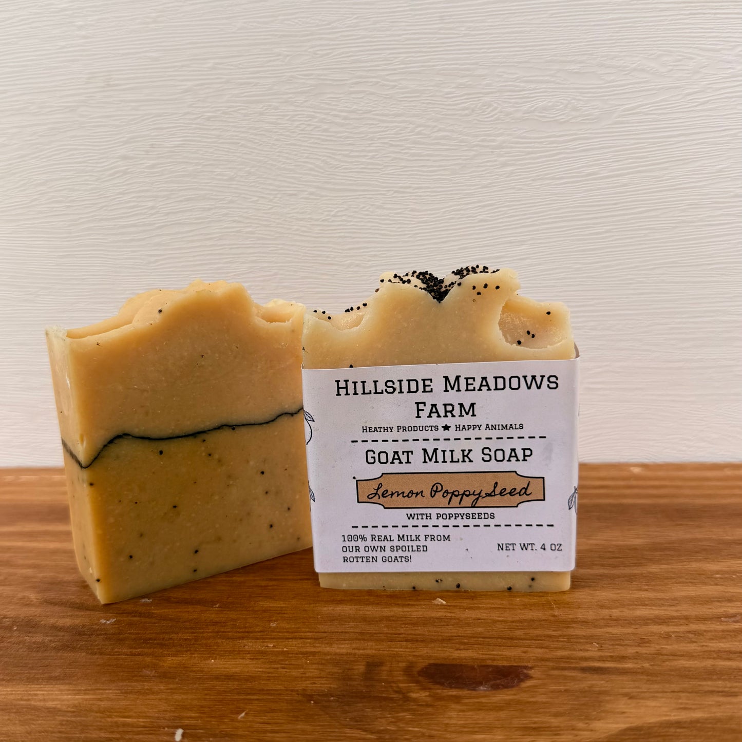 Lemon Poppyseed Goat Milk Soap