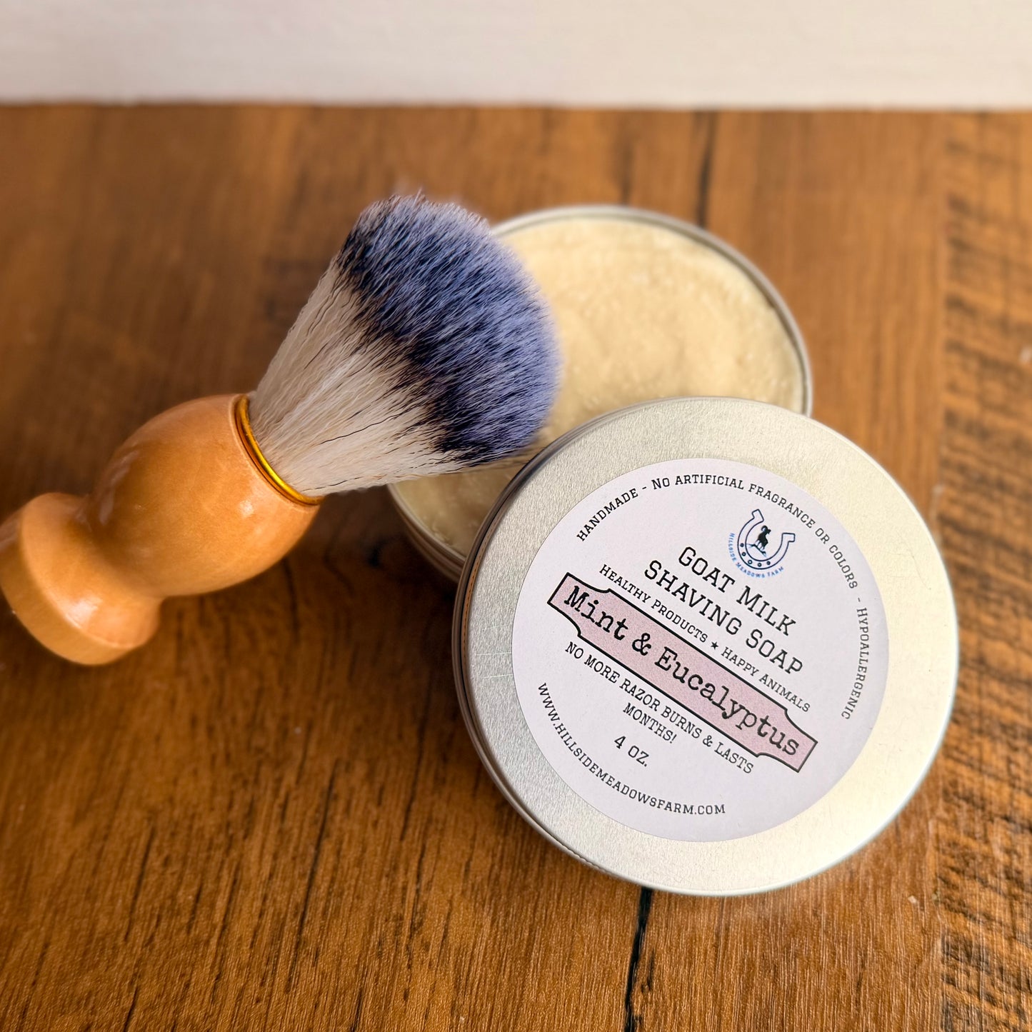 Mint & Eucalyptus Goat Milk Shaving Soap