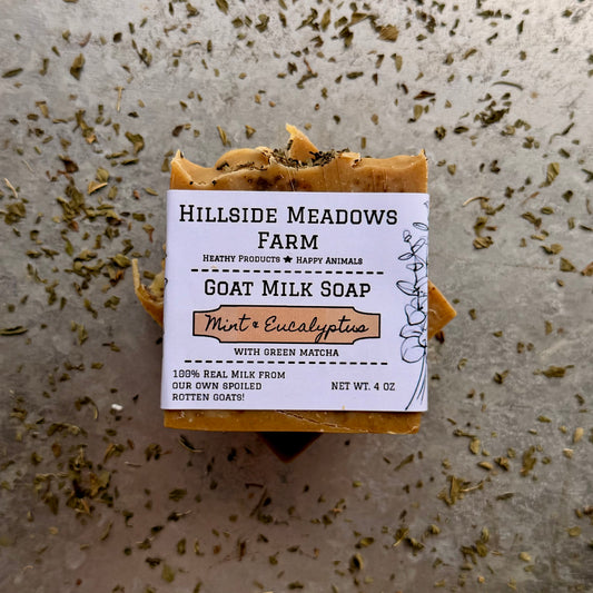 Mint and Eucalyptus Goat Milk Soap