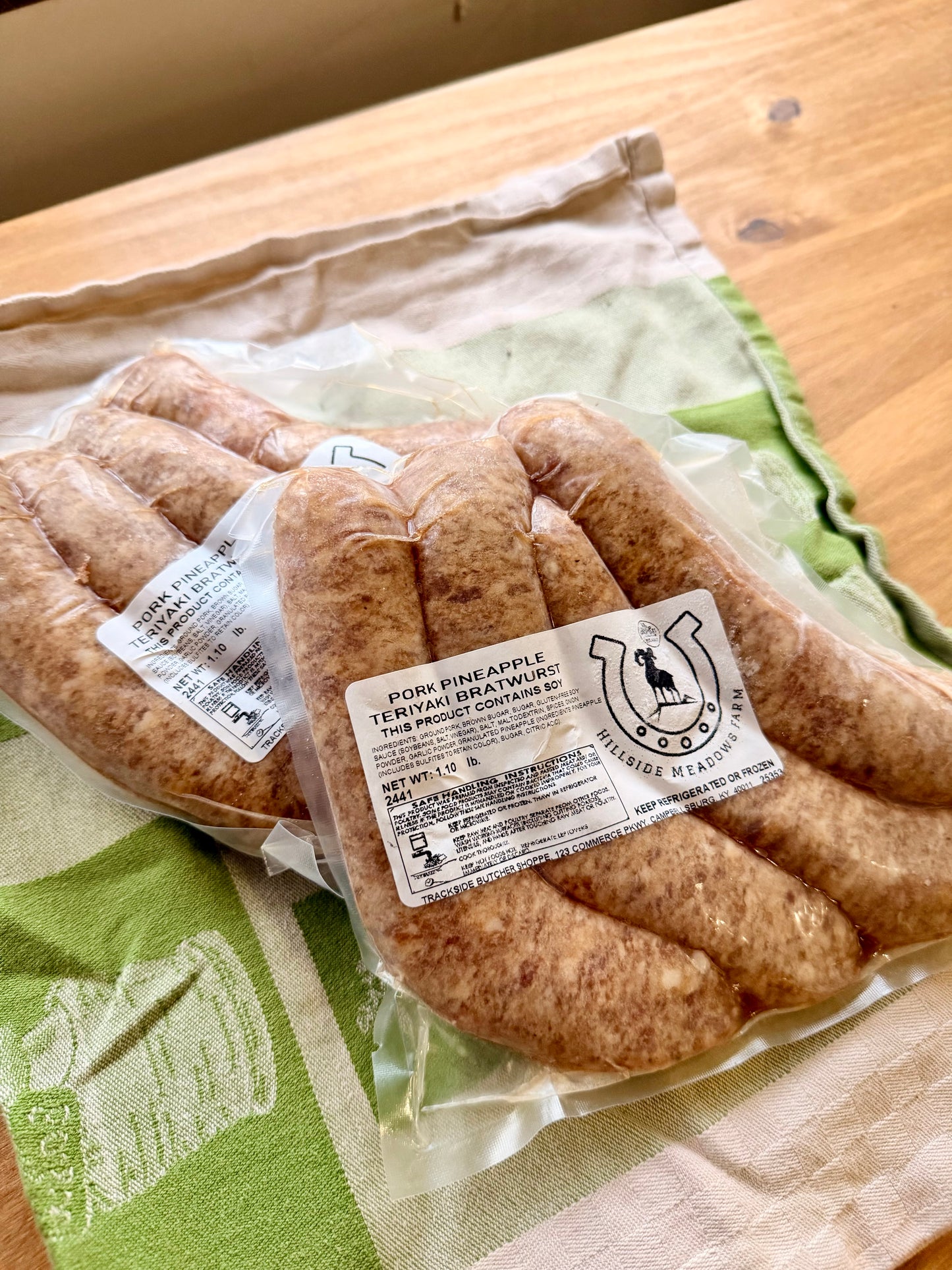 Pork Pineapple Teriyaki Bratwurst