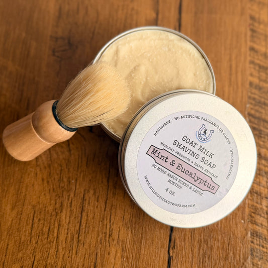 Mint & Eucalyptus Goat Milk Shaving Soap