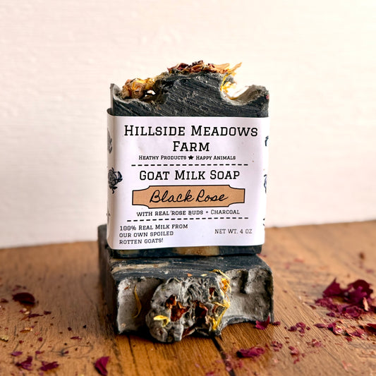 Black Rose Goat Milk Soap