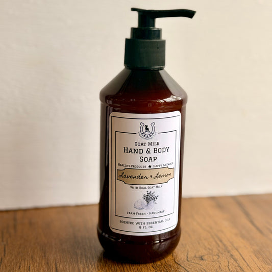 Lavender Lemon Goat Milk Liquid Hand & Body Soap