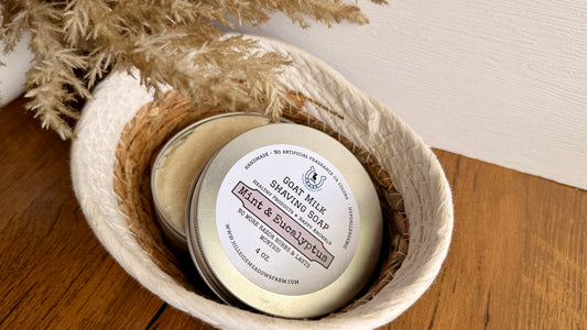 Mint & Eucalyptus Goat Milk Shaving Soap