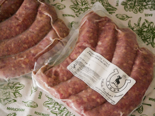 Pork Swiss Style Fresh Bratwurst